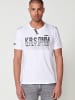 KOROSHI Kurzarm-t-shirt. in weiß