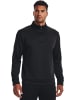 Under Armour Fleecejacke/Fleecepullover "Armour Fleece Hoodie mit ¼ Zip" in Schwarz