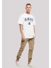 F4NT4STIC T-Shirt Oversized T-Shirt Ahoi Knut & Jan Hamburg in weiß