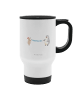 Mr. & Mrs. Panda thermosbecher Maus Pinguin Geburtstag ohne Spruch in Weiß