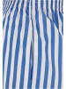 Urban Classics Urban Classics Damen Ladies Striped Shorts in white/blue