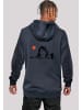 F4NT4STIC Hoodie Escape Discover the World Savannah in marineblau