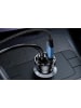 COFI 1453 toocki 120W PD LED Kfz- Auto-Ladegerät Zigarettenanzünder in Schwarz