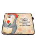 Mr. & Mrs. Panda Notebooktasche Jungfrau Astrologie Design mit S... in Weiß