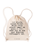 Mr. & Mrs. Panda wander rucksack Ich brauche keinen Wecker.... m... in Creme