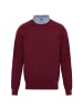 Threadbare Strickpullover Gibbs in Burgundy