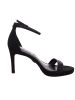 Buffalo Damensandalette elegant  über 45 mm Absatz  in  Schwarz