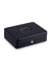 relaxdays Geldkassette in Schwarz - (B)30,5 x (H)8,5 x (T)24,5 cm