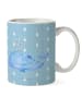Mr. & Mrs. Panda Kindergartentasse Wal Konfetti ohne Spruch in Blau Pastell