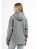 DreiMaster Vintage Oversize Sweatjacke in Grau Melange