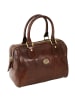 The Bridge Story Donna Barrel Bag Handtasche Leder 25 cm in marrone