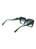 Ana Hickmann Sonnenbrille Quadratisch Grün