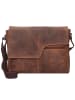 Greenburry Vintage Original Umhängetasche Leder 32 cm in brown