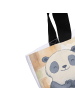 Mr. & Mrs. Panda Tragetasche Panda Pommes Gebet Design mit Spruch in Weiß
