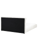 Beliani Wasserbett BAJONNA in Weiß/Schwarz - (W) 180 x (H) 94 x (L) 235 cm