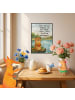 Mr. & Mrs. Panda Poster Otter See Pommes Design mit Spruch in Weiß