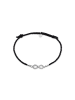 Luxenter Armband aus 925er Sterlingsilber und  Zirkonia-Steinen mit Rhodiumbeschichtung