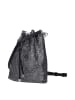 Jimmy Choo Schwarz Satin Umhängetasche