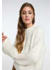 IZIA Strickpullover in Wollweiss