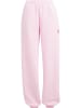 Mister Tee Mister Tee Real Queen EMB Ladies Fluffy Sweatpants in softpink