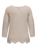 ONLY Carmakoma Strickpullover in Feather Gray