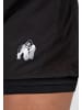 Gorilla Wear 2-in-1-Shorts - Portland - Schwarz