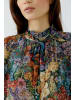 Oui Bluse in lilac yellow