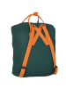 FJÄLLRÄVEN Kanken Rucksack 38 cm in arctic green-spicy orange