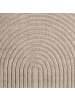 Teppich Boss Kurzflor Teppich Art 1122, rund - Beige