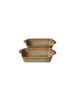 Ritzenhoff & Breker 2er Set Auflaufformen eckig Tortosa 25 x 14 cm braun in braun