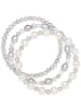 Valero Pearls Perlen-Armband aus Süßwasser-Zuchtperle in grau