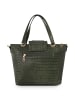 Nobo Bags Schultertasche Weave in green