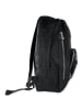 Bag Street Freizeitrucksack, Sportrucksack Nylon schwarz ca. 25cm breit ca. 43cm hoch