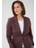 Kaffe Blazer Kinnie Regular fit in Fudge/Chalk Stripe