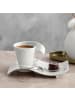Villeroy & Boch 6er Set Espresso Unterteller NewWave Caffè 17 x 13 cm in weiß