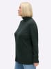 sheego Rollkragenpullover in moos-meliert