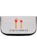 Mr. & Mrs. Panda Organizer Tasche Streichhölzer mit Spruch in Grau Pastell