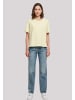 F4NT4STIC Ladies Everyday Tee Escape Discover the World Tree Birds in softyellow
