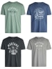Mustang T-Shirt Basic Print 4er Pack in Mehrfarbig