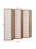 Homestyle4u 6-tlg. Paravent in Braun 264x175