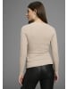Bruno Banani V-Ausschnitt-Pullover in creme-melange