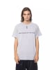 Nicolo Tonetto Grau Baumwolle Herren T-Shirt