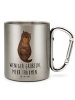 Mr. & Mrs. Panda Kaffeetasse Otter Muschel mit Spruch in Silber