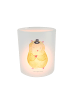 Mr. & Mrs. Panda Glas Windlicht Hamster Hut ohne Spruch in Transparent
