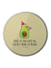 Mr. & Mrs. Panda Aufbewahrungsbox Avocado Feier mit Spruch in Gelb Pastell