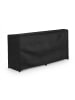 relaxdays Kaminholzregal in Schwarz - (B)200 x (H)110 x (T)29 cm