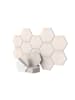 relaxdays 36 x Akustikplatten „Hexagon“ in Beige – 30 x 26 cm