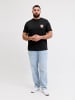 JACK & JONES PLUS T-shirt in Black