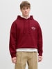 Jack & Jones Kapuzenpullover in Tibetan Red
