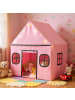 COSTWAY Spielhaus Kinder Indoor in Rosa